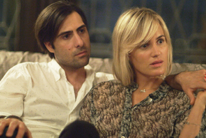 Jason Schwartzman and Judith Godrèche in The Overnight