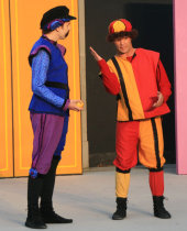 Neil Friberg and Jonathan Gregoire in The Comedy of Errors