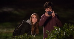 Cara Delevingne and Nat Wolff in Paper Towns