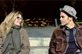 Michelle Pfeiffer and Chris Pine in People Like Us