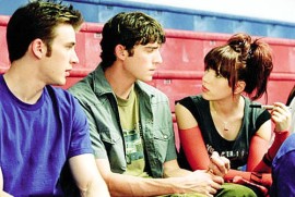 Chris Evans, Bryan Greenberg, and Scarlett Johansson in The Perfect Score