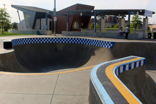 The Davenport Skatepark. Photo by Bruce Walters.