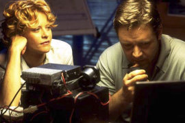 Meg Ryan and Russell Crowe in Proof of Life