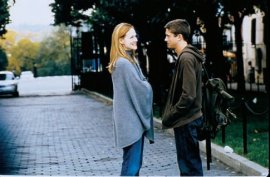 Laura Linney and Topher Grace in P.S.