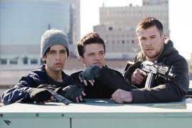 Josh Peck, Josh Hutcherson, and Chris Hemsworth in Red Dawn