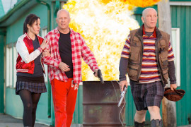 Mary-Louise Parker, Bruce Willis, and John Malkovich in RED 2