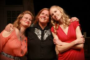 Ashley Hoskins, Lisa Kahn, and Sarah Ade Wallace in The Red Velvet Cake War