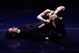 Jake Lyon and Iona Newell in Romeo and Juliest in the 21st Century