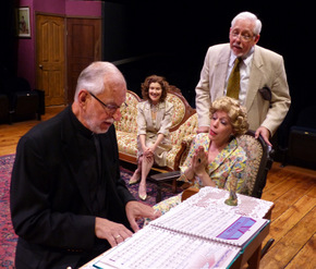 Ray Rogers, Diane Greenwood, Jackie Patterson, and Robert Grueskin in The Robin Hood Caper