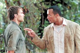 Seann William Scott and The Rock in The Rundown