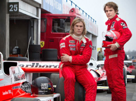 Chris Hemsworth and Daniel Bruhl in Rush