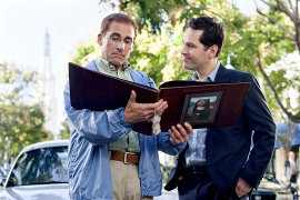 Steve Carell and Paul Rudd in Dinner for Schmucks