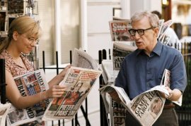 Scarlett Johansson and Woody Allen in Scoop