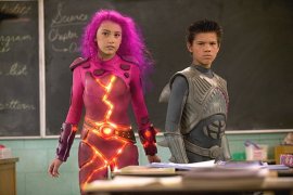 Taylor Dooley and Taylor Lautner in The Adventures of Shark Boy & Lava Girl 3-D