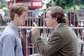 Hayden Christensen and Peter Sarsgaard in Shattered Glass