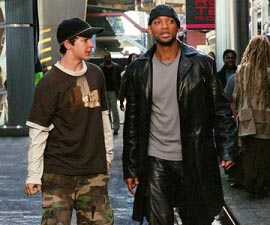 Shia LaBeouf and Will Smith in I, Robot