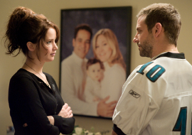 Jennifer Lawrence and Bradley Cooper in Silver Linings Playbook