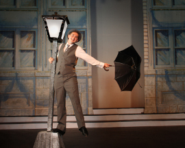Daniel Pepper in Countryside Community Theatre's Singin' in the Rain