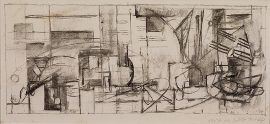 'Sketch for a Cubist Still Life' (1938), from the collection of the Augustana College Art Museum