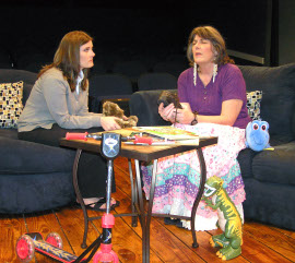 Jessica Nicol and Susan Perrin-Sallak in Rabbit Hole