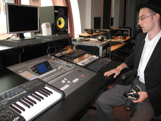 Instructor Lars Rehnberg at The Sound Lab