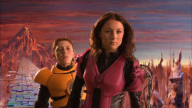 Daryl Sabata and Alexa Vega in Spy Kids 3-D: Game Over