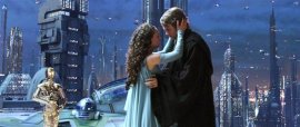 Natalie Portman and Hayden Christensen in Star Wars, Episode III - Revenge of the Sith