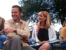 Aidan Quinn and Bonnie Hunt in Stolen Summer