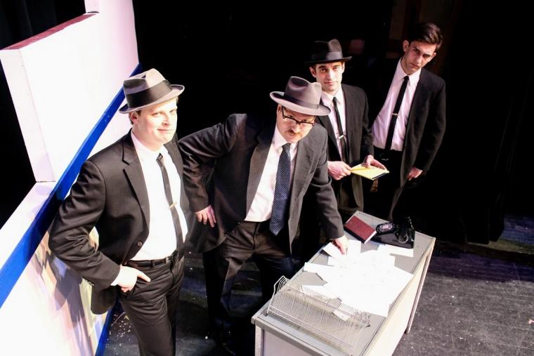 Andy Sederquist, Tim Dominicus, Chase Austin, and Joe Fiems in Catch Me If You Can