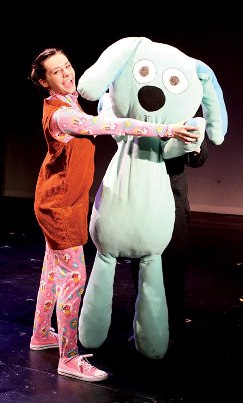 Cydney Weitzel in "Knuffle Bunny: A Cautionary Musical"