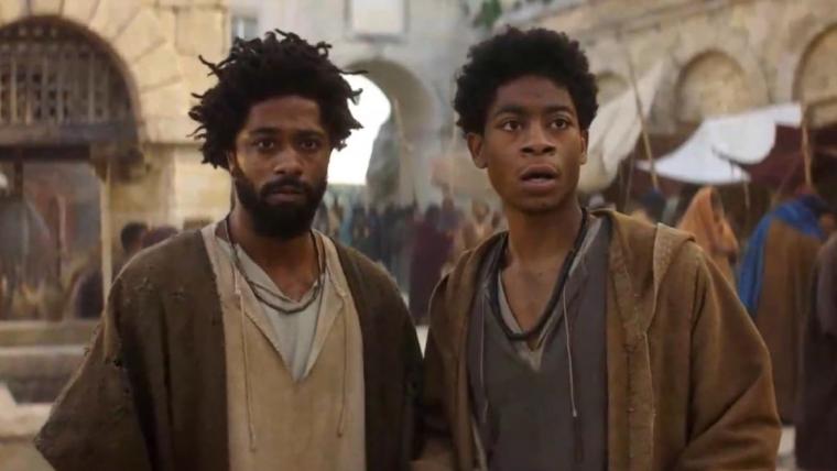 LaKeith Stanfield and RJ Cutler in The Book of Clarence