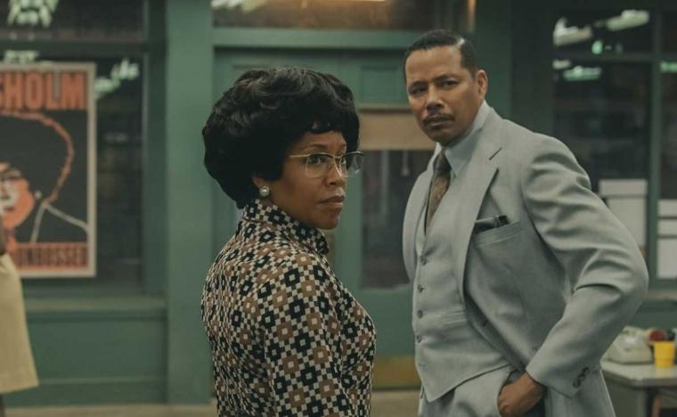 Regina King and Terence Howard in Shirley