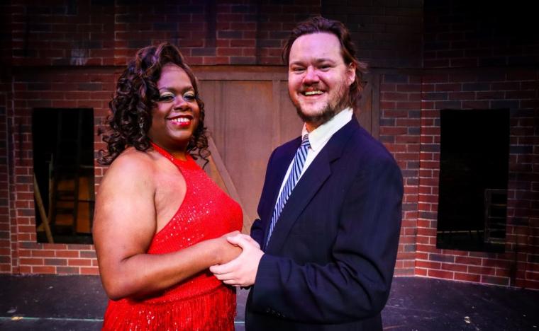 Keenen Wilson and Dave Edwards in Kinky Boots