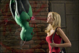 Drake Bell and Sara Paxton in Superhero Movie