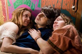 Kelly Garner, Demetri Martin, and Paul Dano in Taking Woodstock