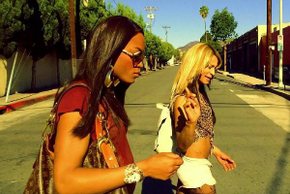 Mya Taylor and Kitana Kiki Rodriguez in Tangerine