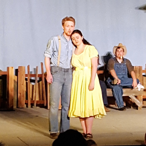 Erik Wilson and Laurie Bawden in The Tender Land