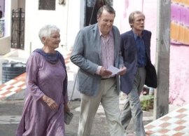 Judi Dench, Tom Wilkinson, and Bill Nighy in The Best Exotic Marigold Hotel