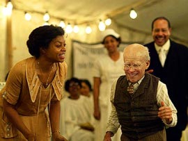 Taraji P. Henson and Brad Pitt in The Curious Case of Benjamin Button