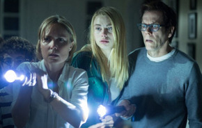 Radha Mitchell, Lucy Fry, and Kevin Bacon in The Darkness