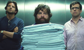 Bradley Cooper, Zach Gailianakis, and Ed Helms in The Hangover Part III