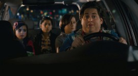 Landry Bender, Kevin Hernandez, Max Records, and Jonah Hill in The Sitter