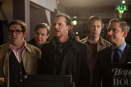 Nick Frost, Eddie Marsan, Simon Pegg, Paddy Considine, and Martin Freeman in The World's End