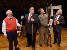 Stan Weimer, John VanDeWoestyne, Bryan Woods, and Spiro Bruskas in The Mousetrap