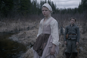 Anya Taylor-Joy and Harvey Scrimshaw in The Witch