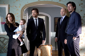 Tina Fey, Jason Bateman, Corey Stoll, and Adam Driver in This Is Where I Leave You