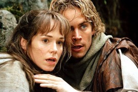 Frances O'Connor and Paul Walker in Timeline