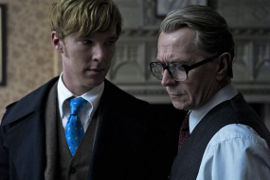 Benedict Cumberbatch and Gary Oldman in Tinker Tailor Soldier Spy