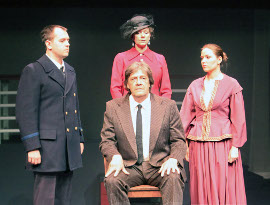 Josh Kahn, Pamela Crouch, Pat Flaherty, and Anastasiya Newkirk in Titanic Aftermath