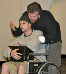 Cole McFarren and Aaron E. Sullivan in Titus Andronicus